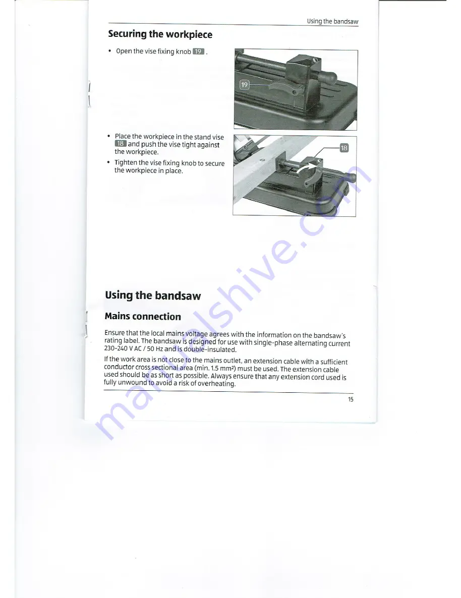 ALDI WORKZONE WWPBS-18 User Manual Download Page 15