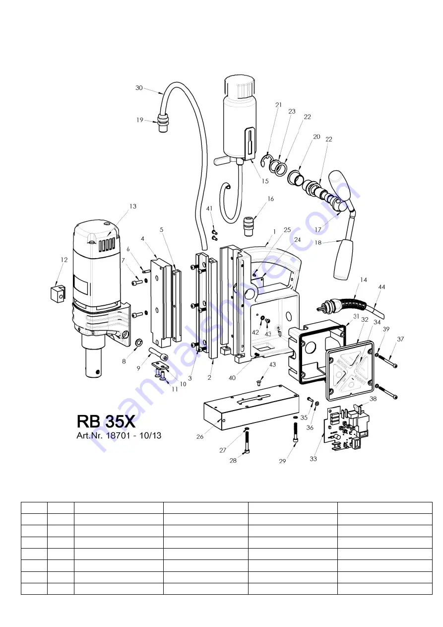 ALFRA Rotabest Piccolo 38/50 X Operation Instructions Manual Download Page 23