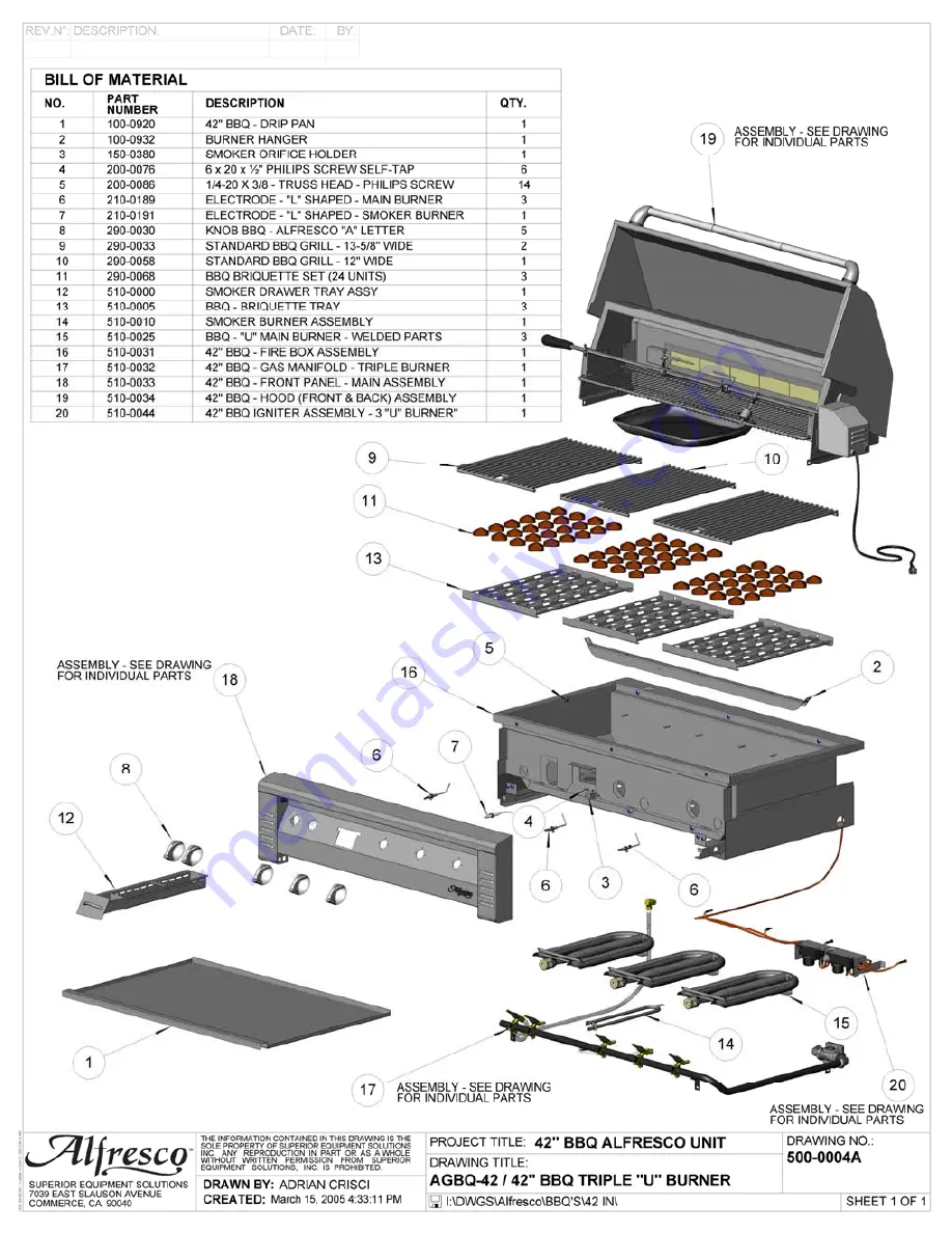 Alfresco AGBQ-42 Скачать руководство пользователя страница 2