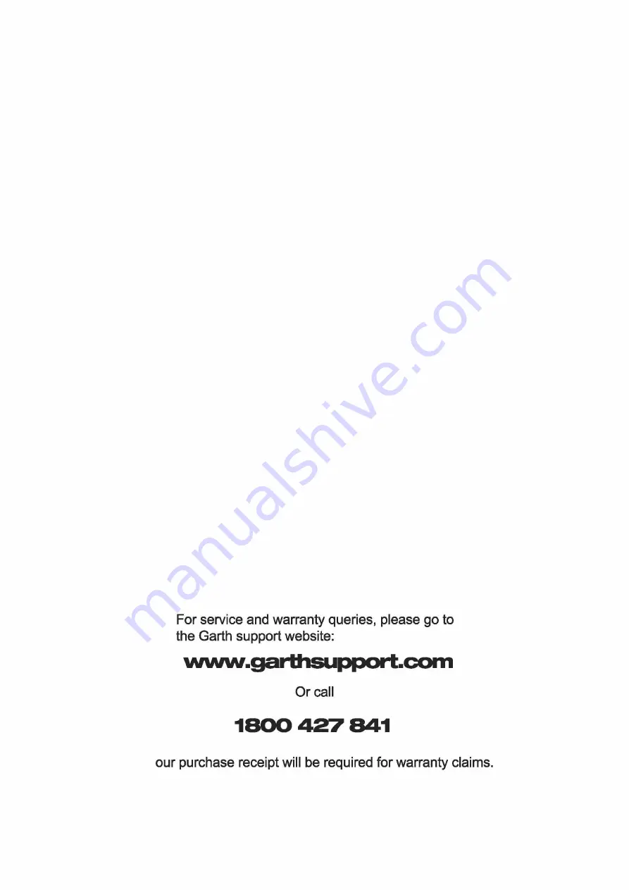 Alfresco SC93MAN02 Assembly & Operating Manual Download Page 7