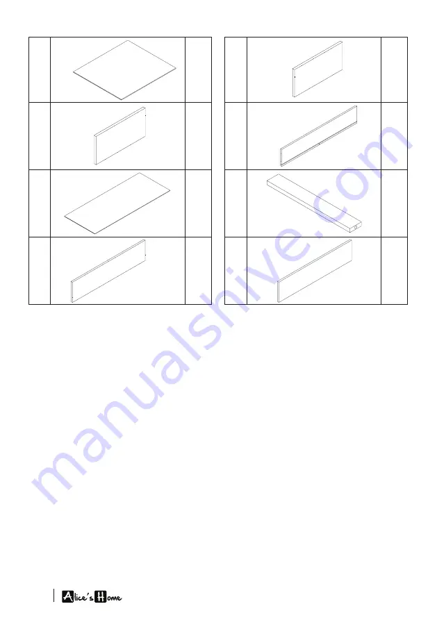 Alice's Home MIKA IMKCHEST6DWD Assembly Instructions Manual Download Page 10