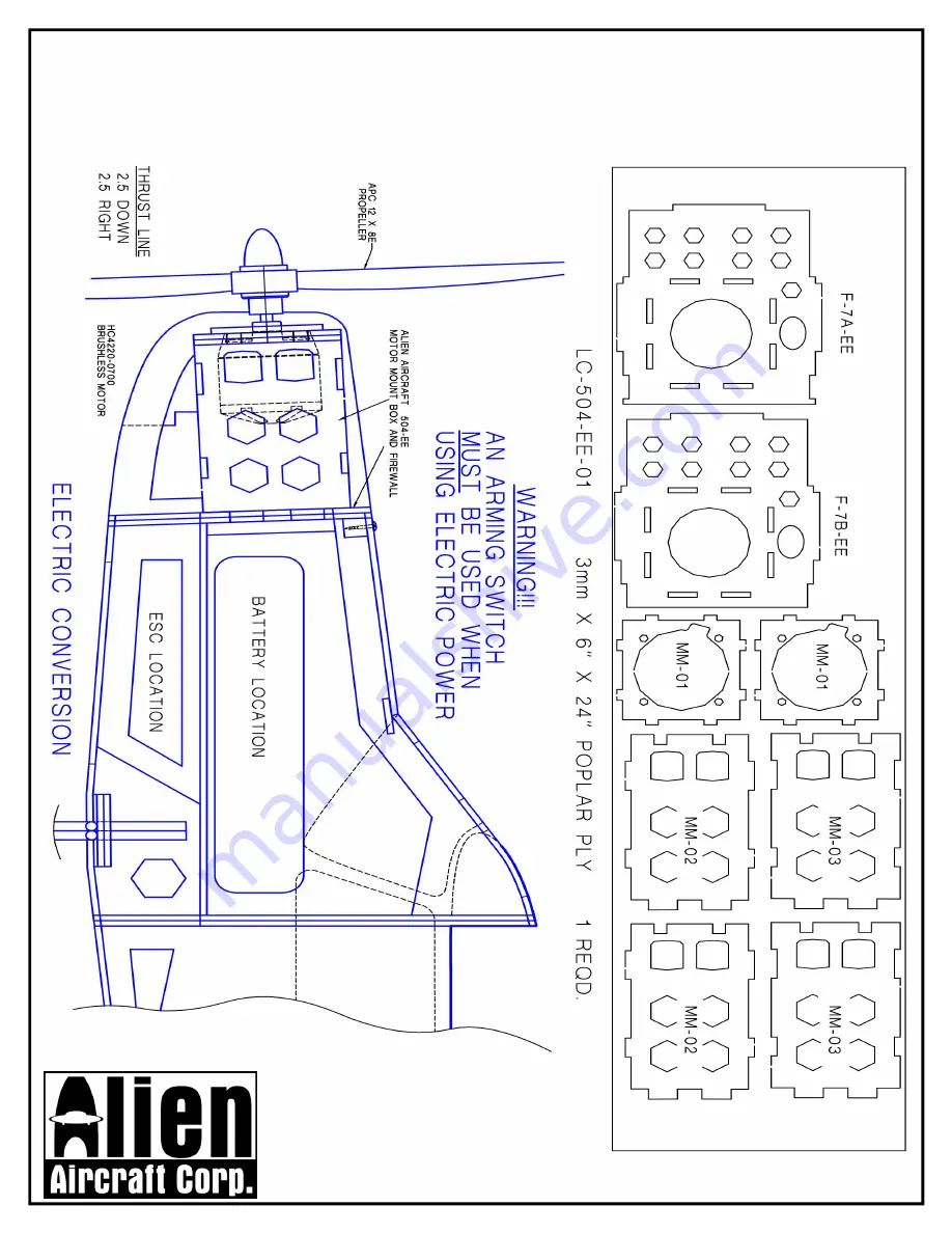 Alien Aircraft Funmaster 72 Скачать руководство пользователя страница 1