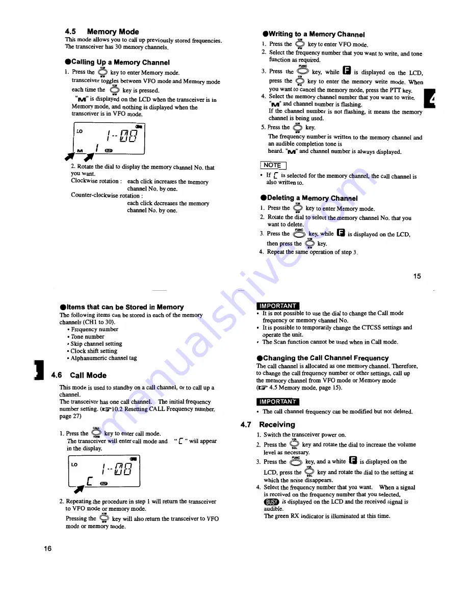 Alinco DJ-446 Instruction Manual Download Page 8