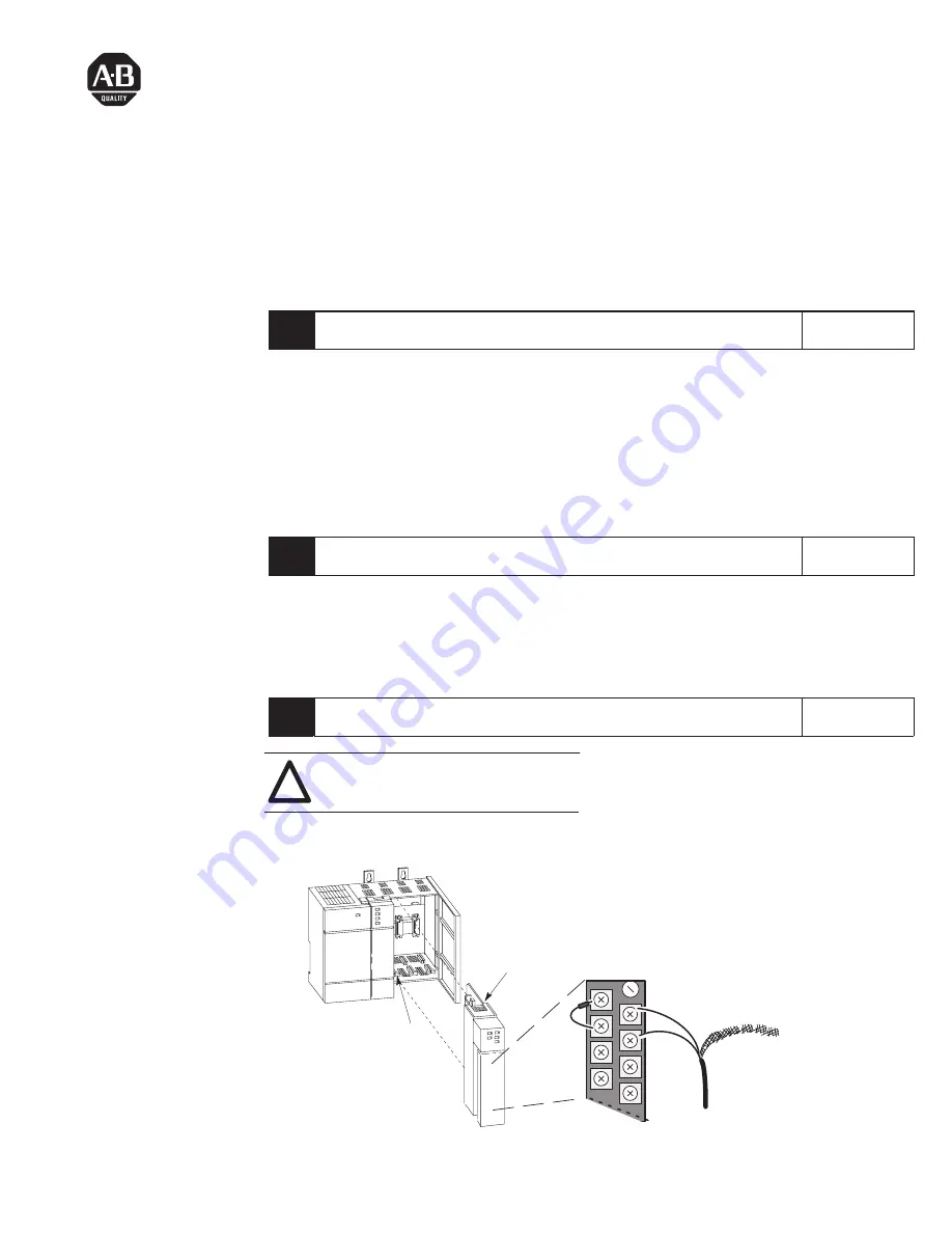 Allen-Bradley 1746-INT4 Скачать руководство пользователя страница 1