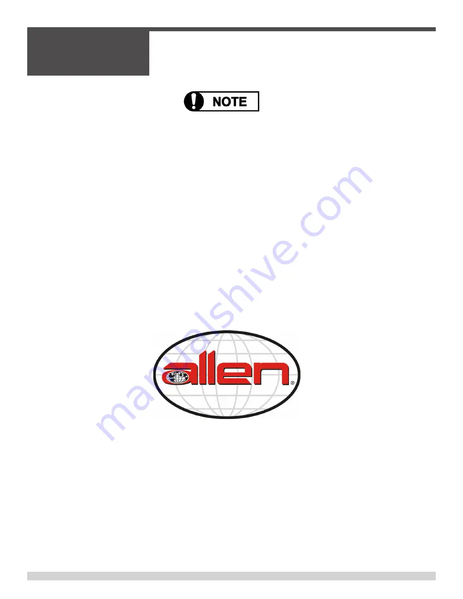 allen AR16 Operations & Parts Manual Download Page 34