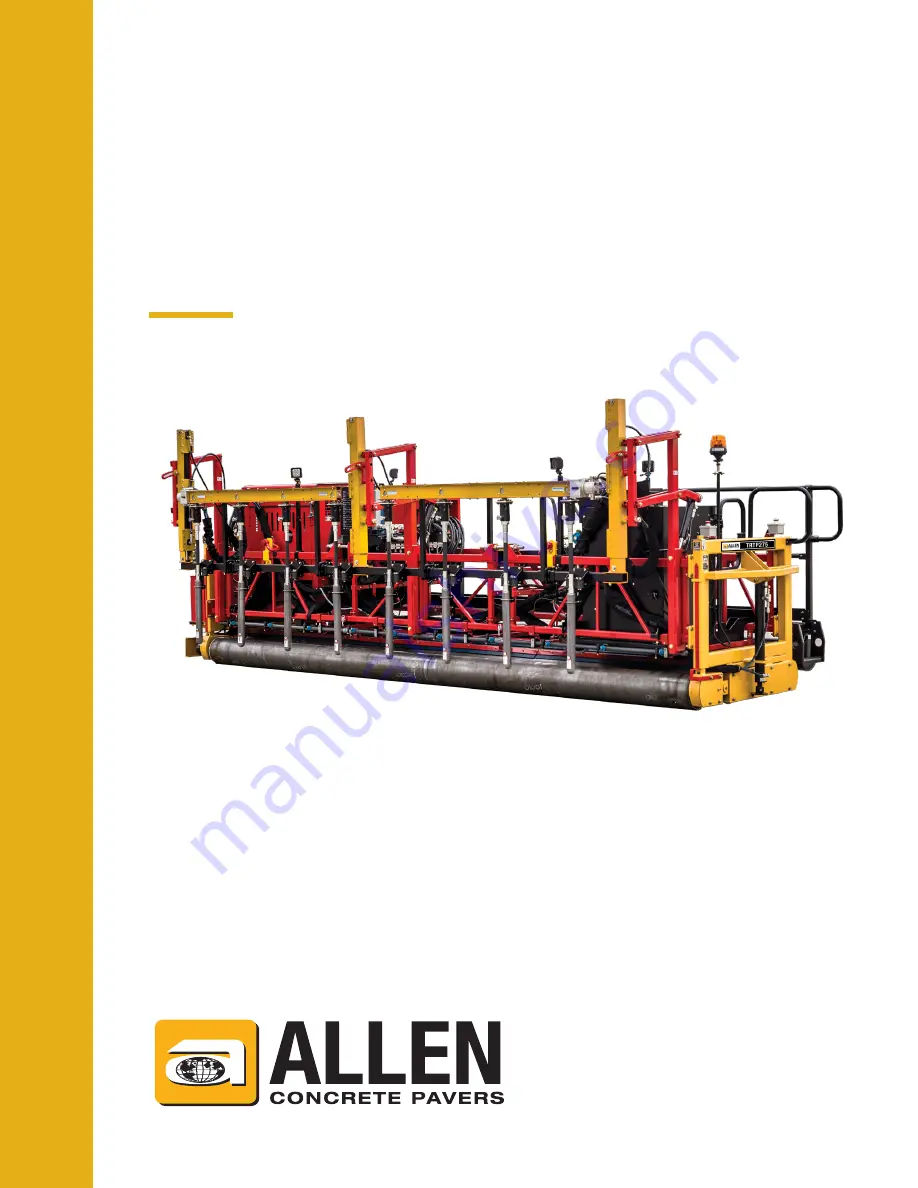 allen TRTP275 Operations & Parts Manual Download Page 1