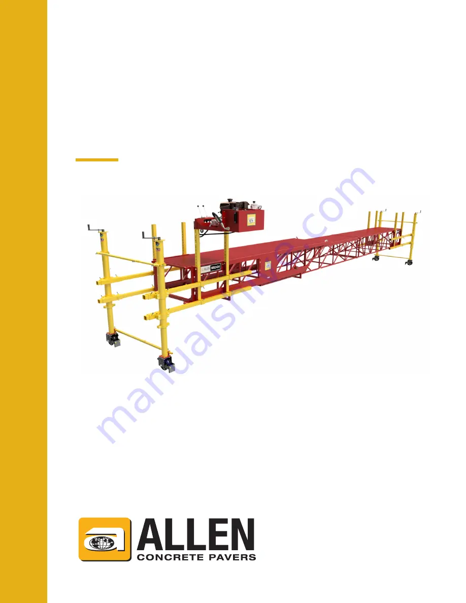 allen WB2434 Assembly & Parts Manual Download Page 1