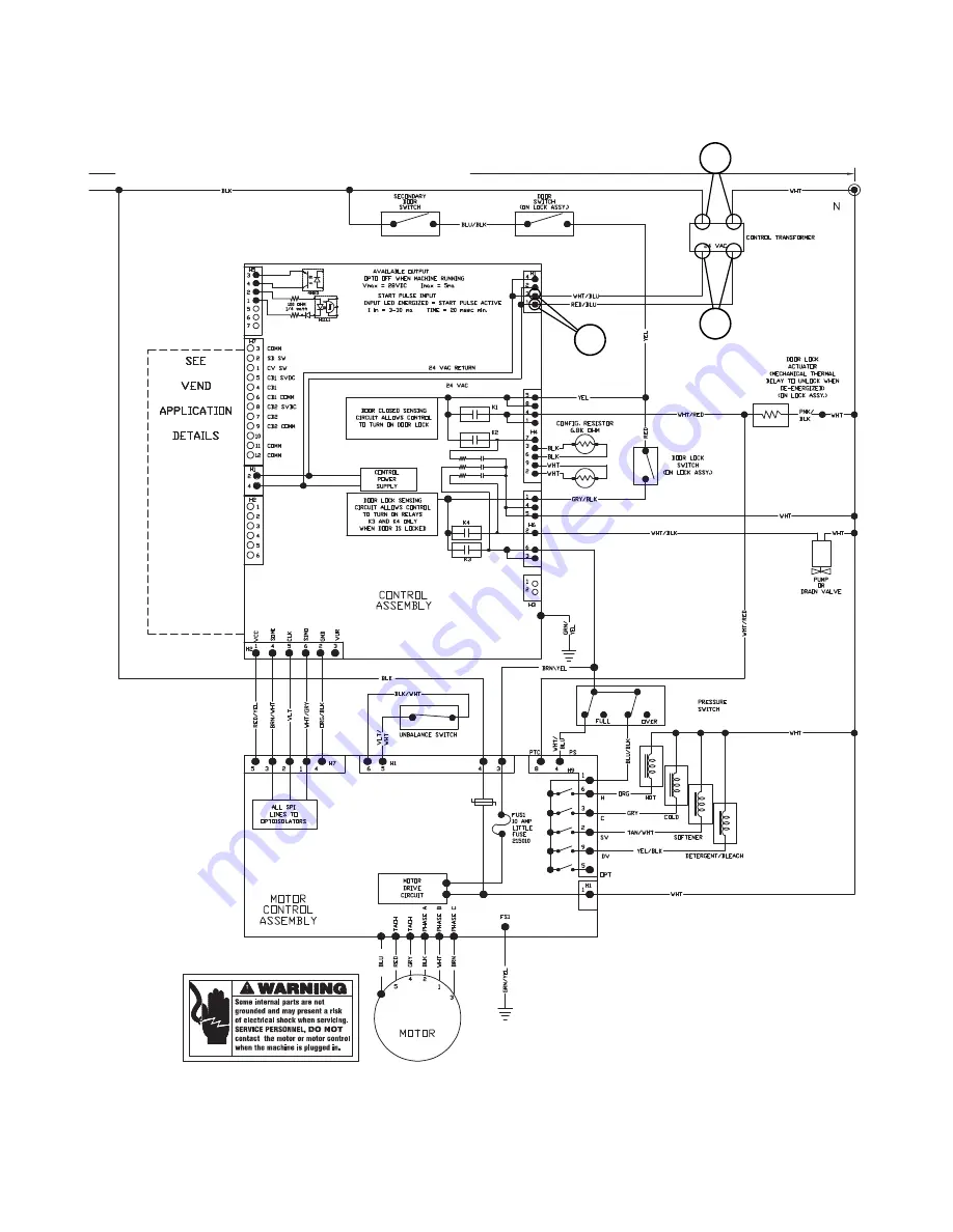 Alliance Laundry Systems HTEB17-N2802 Service Manual Download Page 29