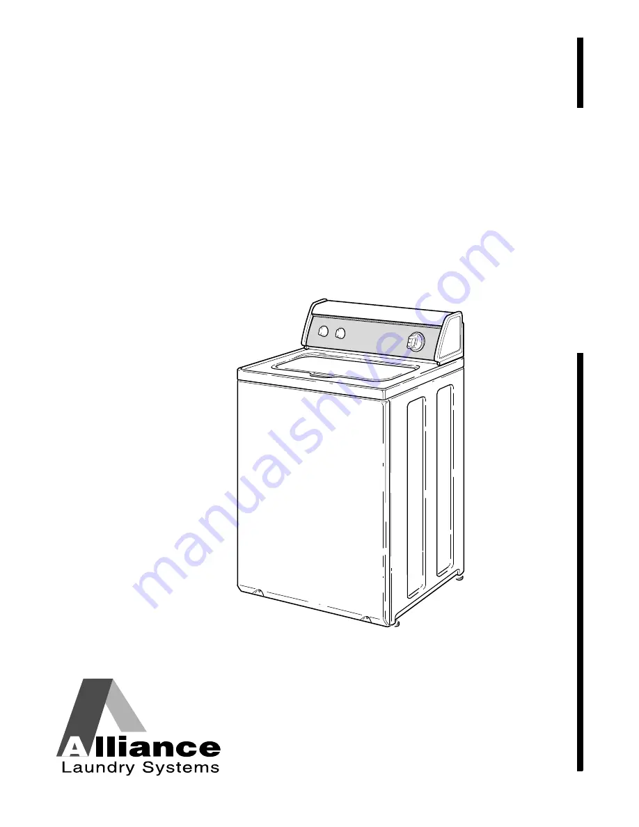 ALLIANCE X Troubleshooting Manual Download Page 1