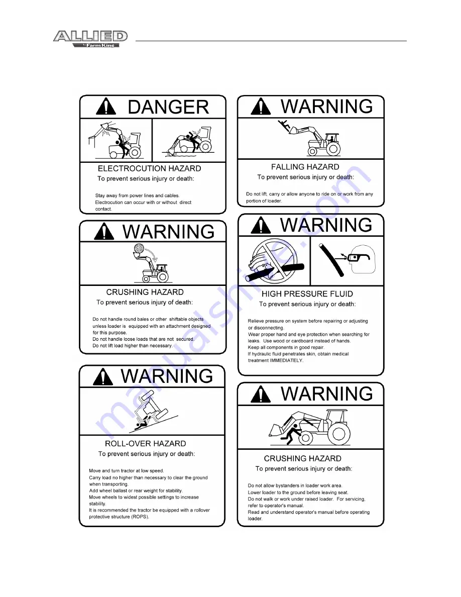 Allied 295 Operator And Parts Manual Download Page 11