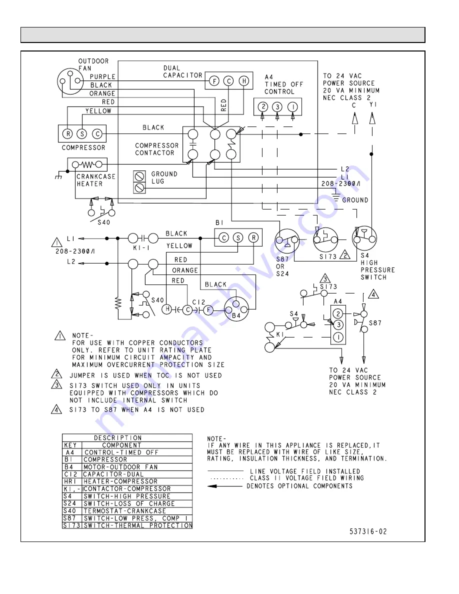 Allied 4SCU14LB Service Manual Download Page 34