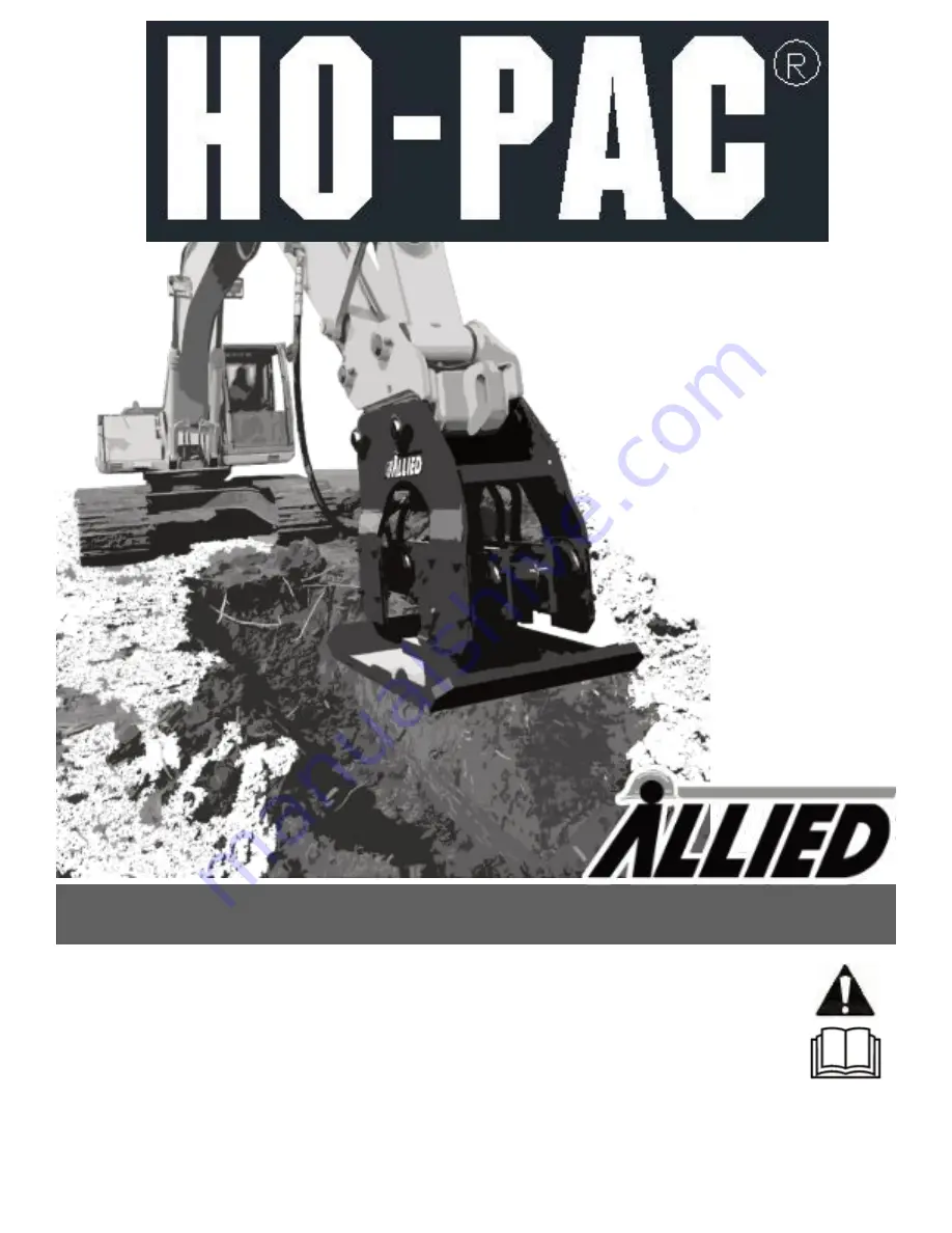 Allied Ho-Pac 1600 Safety, Operation, Maintenance And Parts Download Page 1