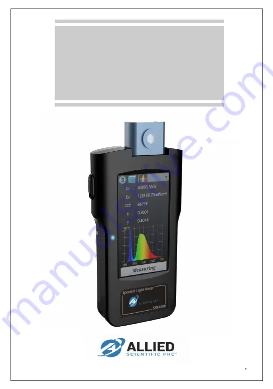 Allied SRI-2000-UV User Manual Download Page 1