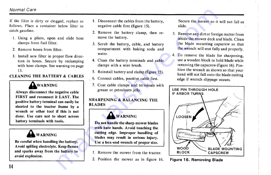 Allis-Chalmers 1673889 Operator'S Manual Download Page 20