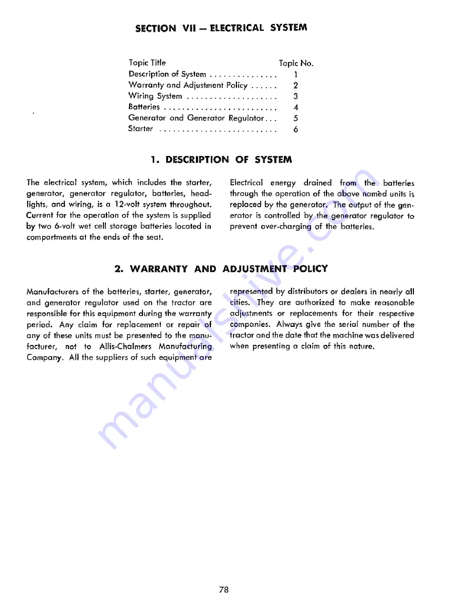 Allis-Chalmers HD-5 Manual Download Page 80