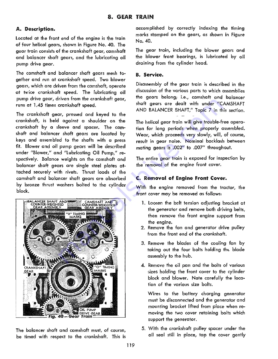 Allis-Chalmers HD-5 Manual Download Page 121