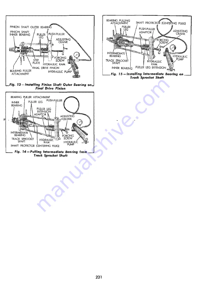 Allis-Chalmers HD-9 Service Manual Download Page 229