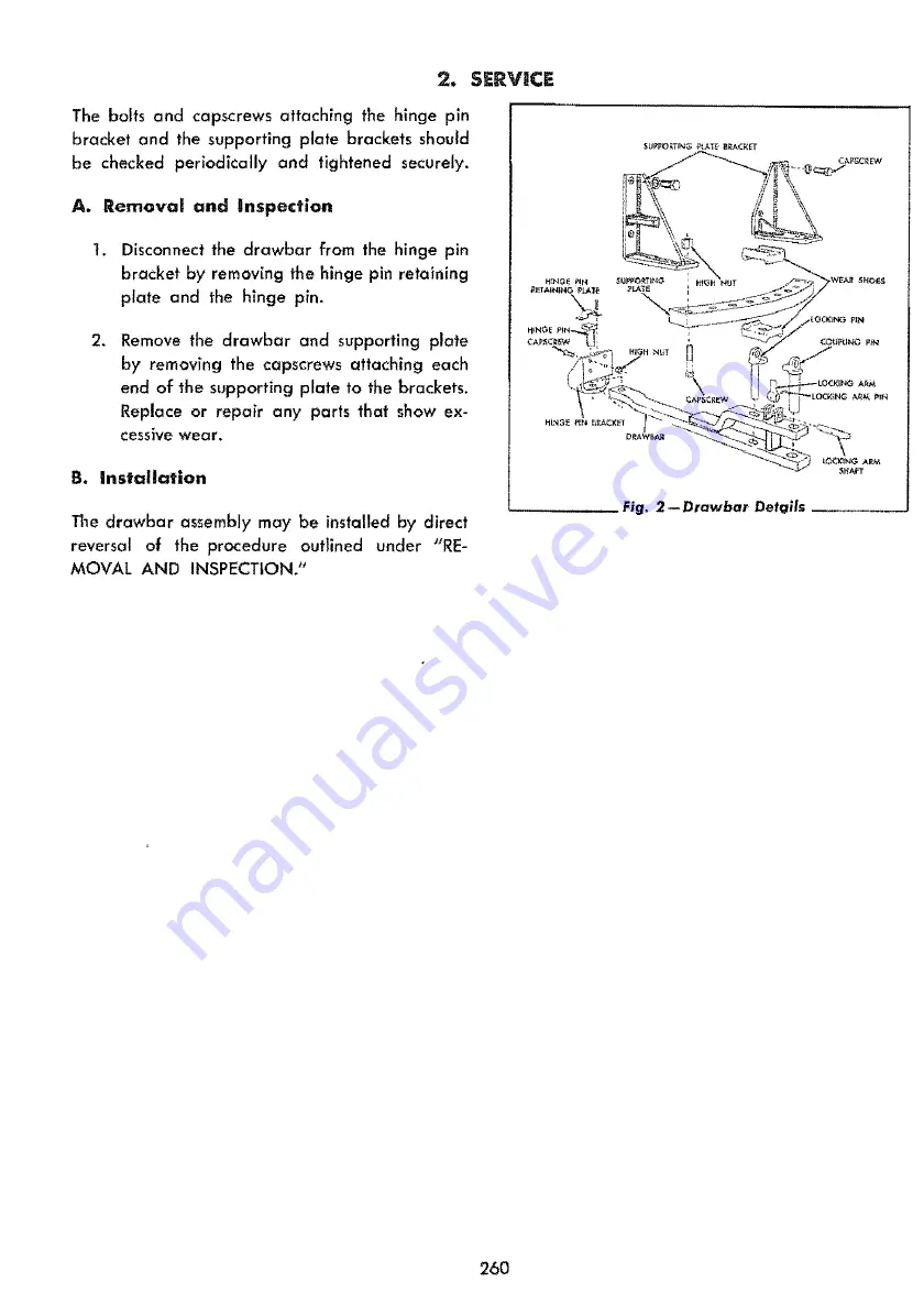 Allis-Chalmers HD-9 Service Manual Download Page 258