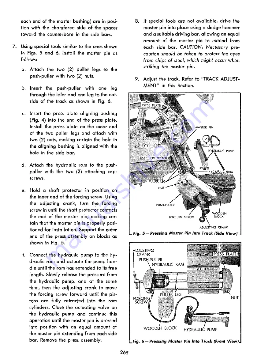 Allis-Chalmers HD-9 Service Manual Download Page 263