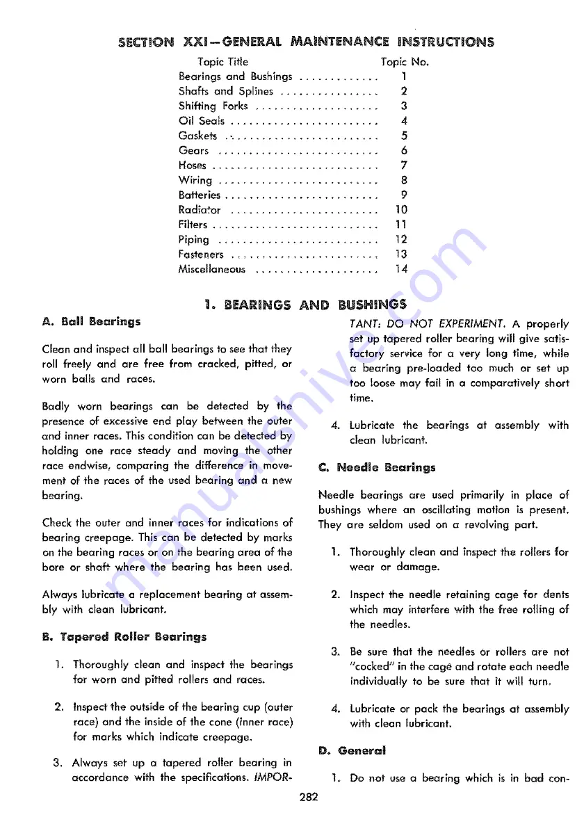 Allis-Chalmers HD-9 Service Manual Download Page 280