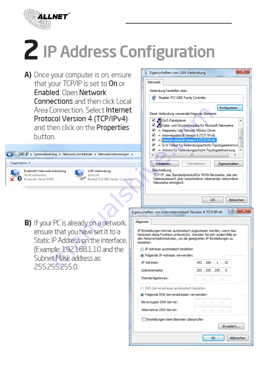 Allnet ALL-WAP0305AC Quick Installation Manual Download Page 4