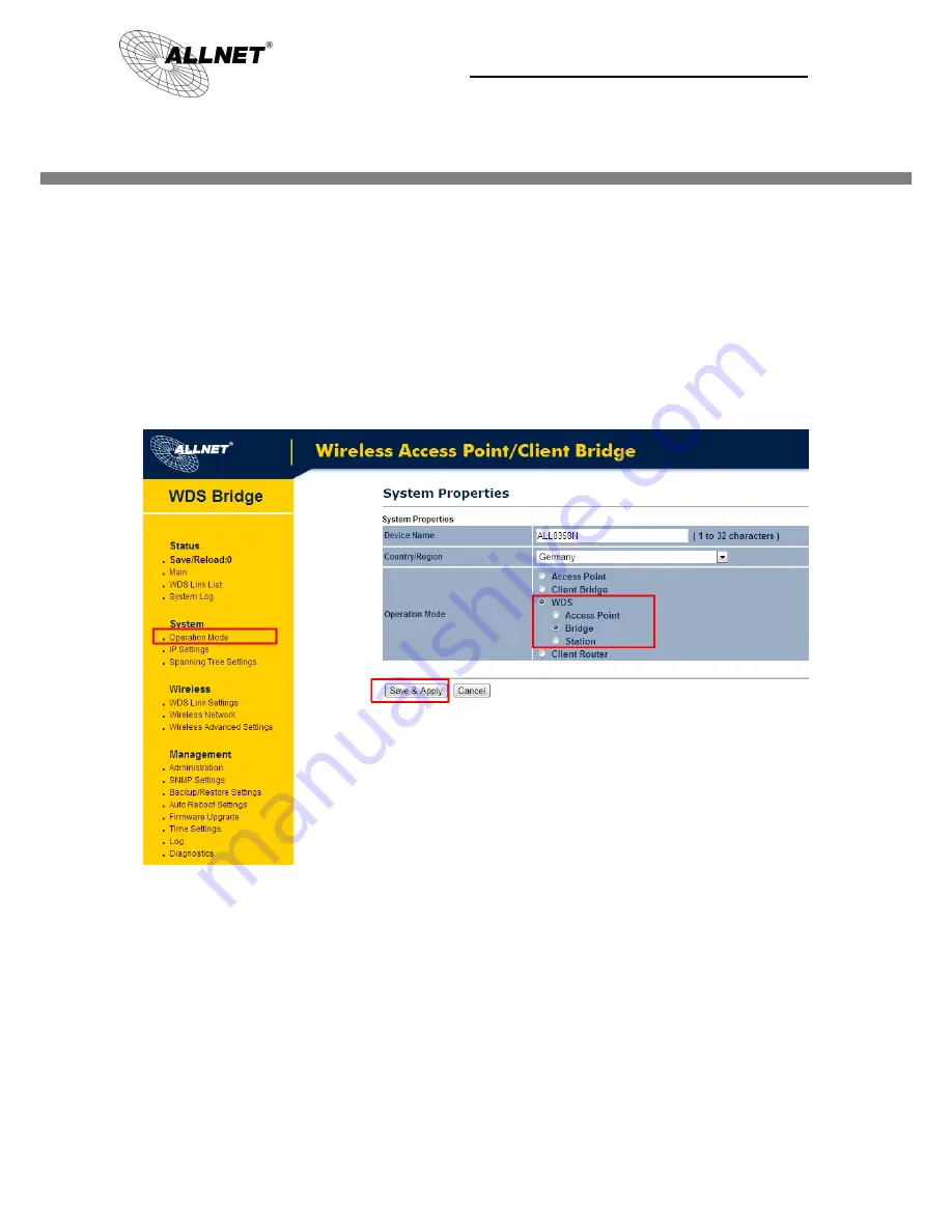 Allnet ALL-WAP0358N Quick Installation Manual Download Page 4