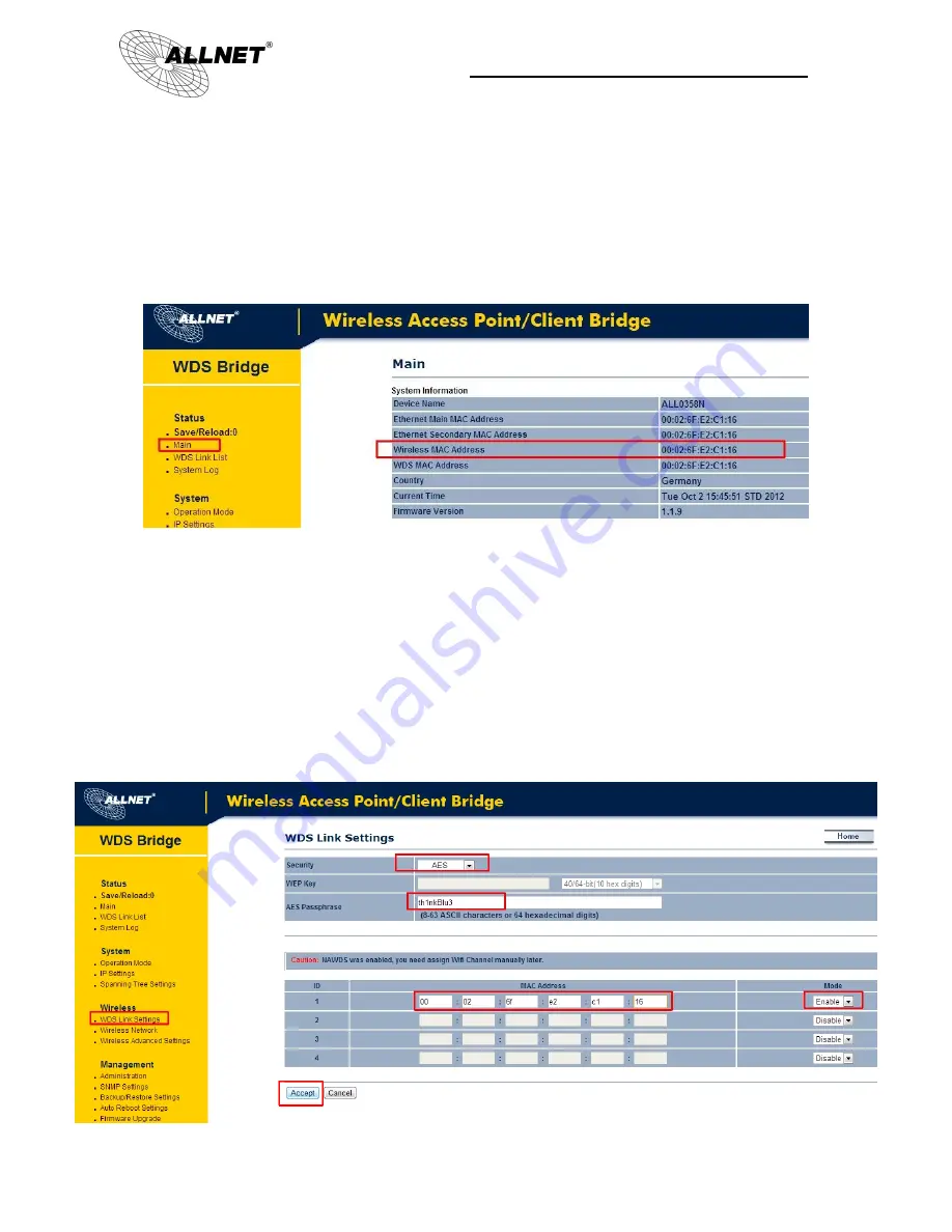 Allnet ALL-WAP0358N Quick Installation Manual Download Page 5