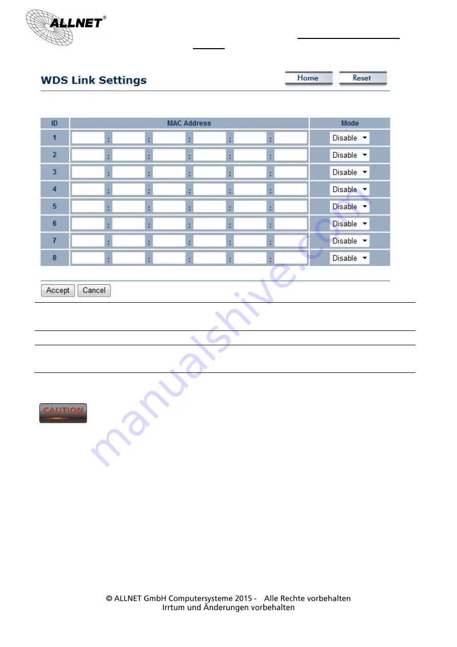 Allnet ALL-WAP0558N User Manual Download Page 40