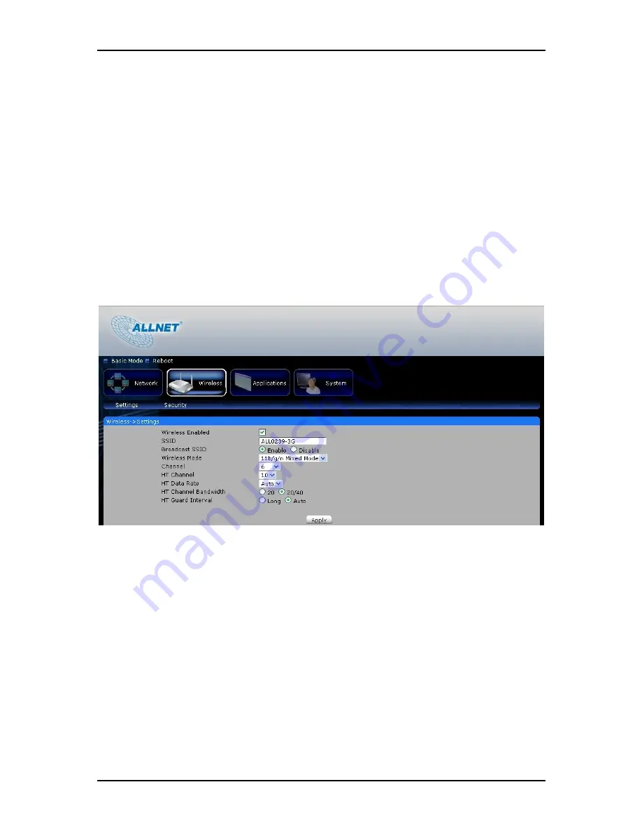 Allnet ALL0239-3G User Manual Download Page 38