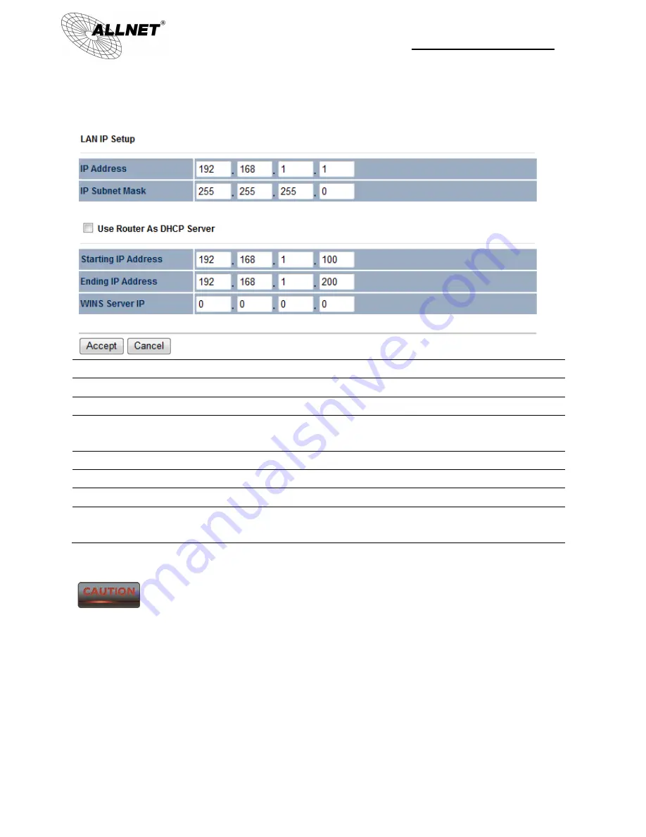 Allnet ALL0558N User Manual Download Page 61