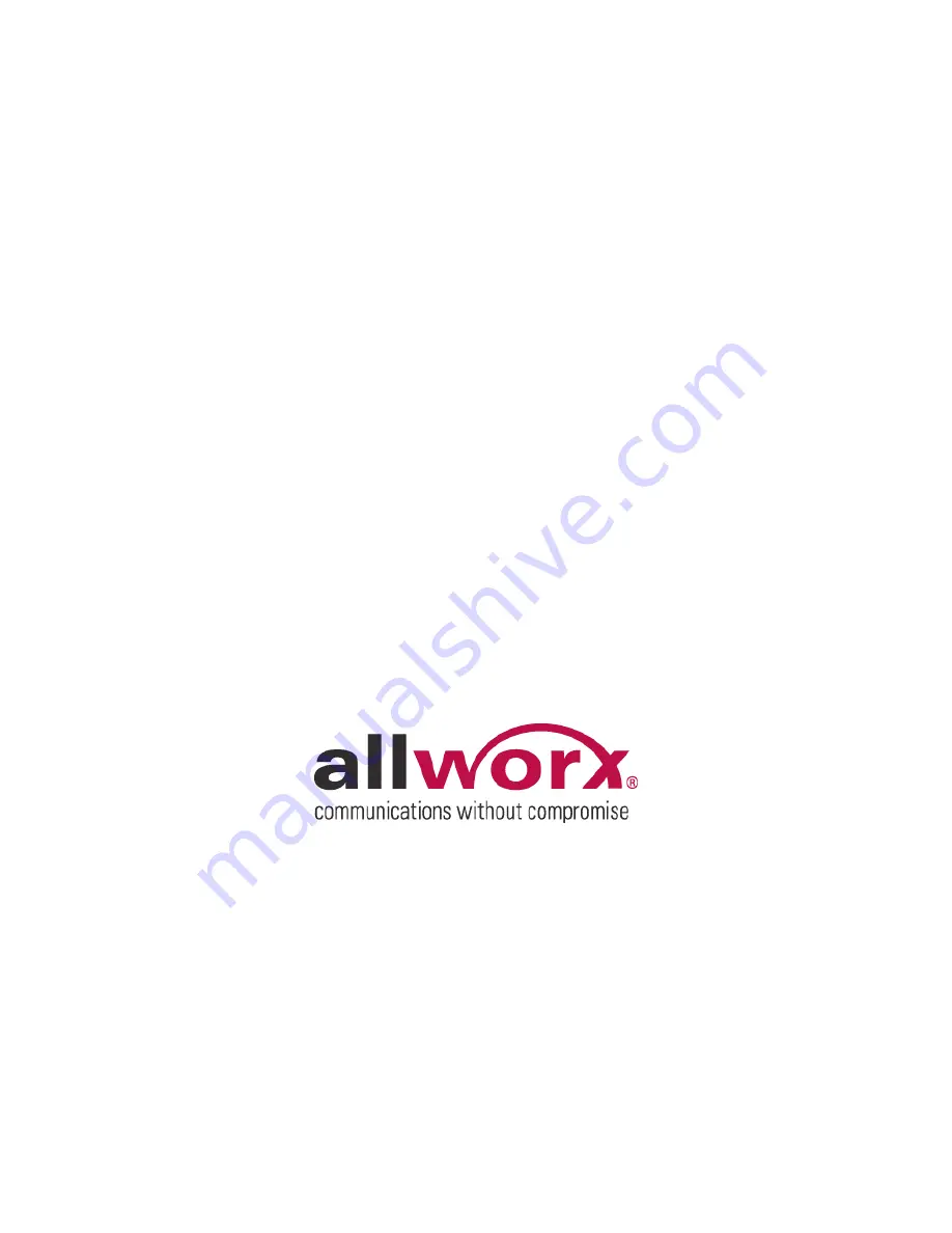 Allworx Px 6/2 Скачать руководство пользователя страница 1