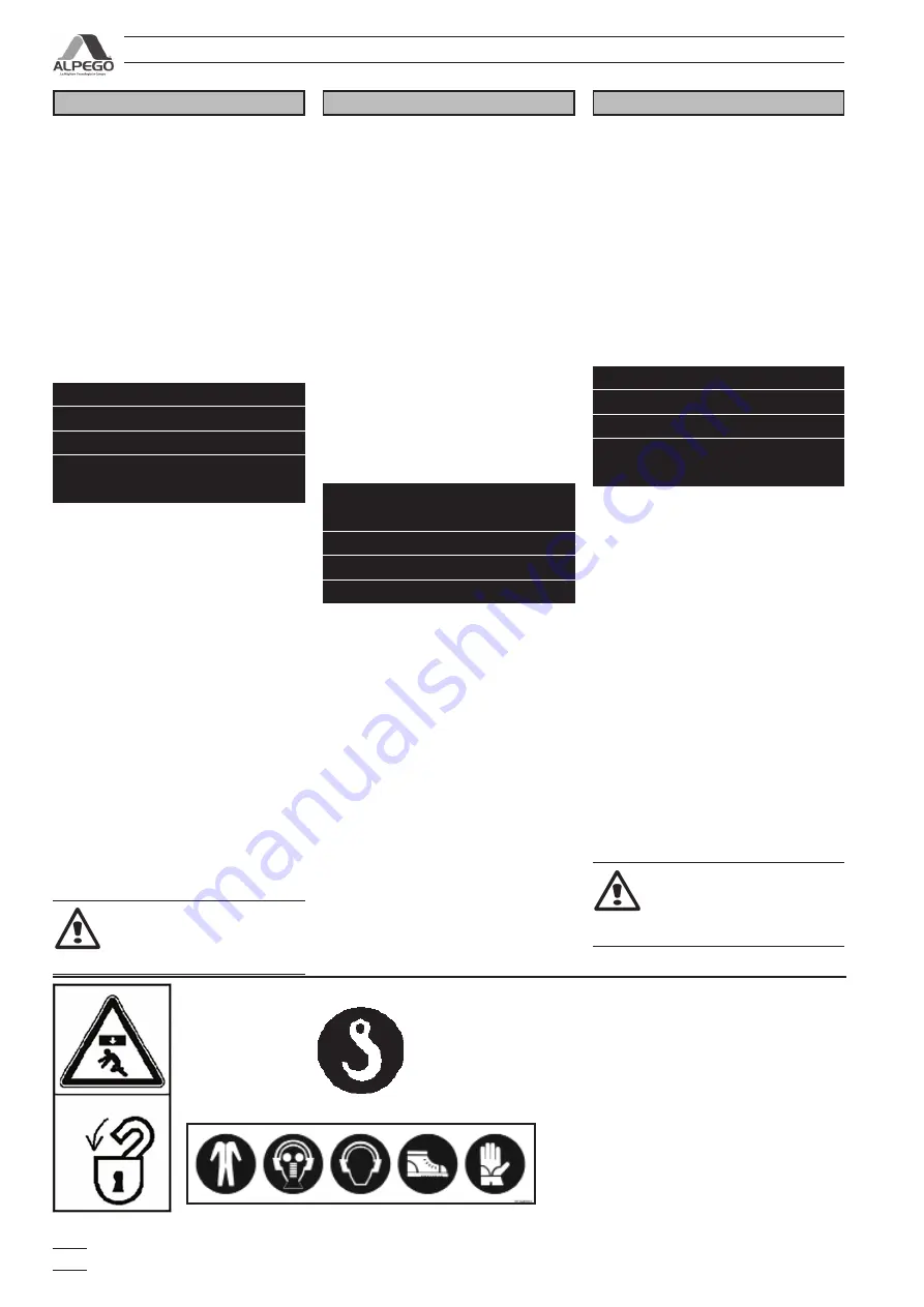 Alpego Poker PF-360 Manual Of Use And Maintenance Download Page 58