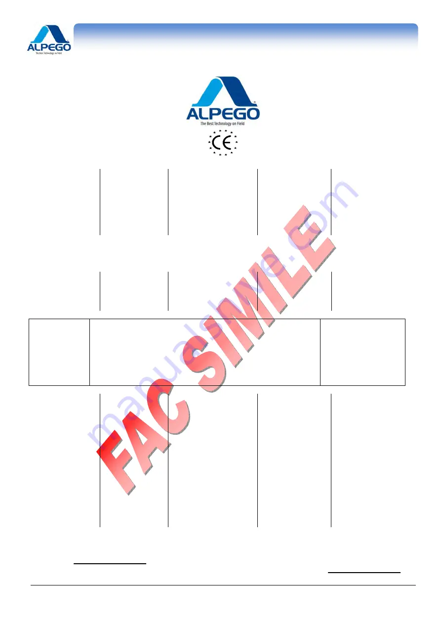 Alpego SKAT K1 5-250 Use And Maintenance Manual Download Page 2