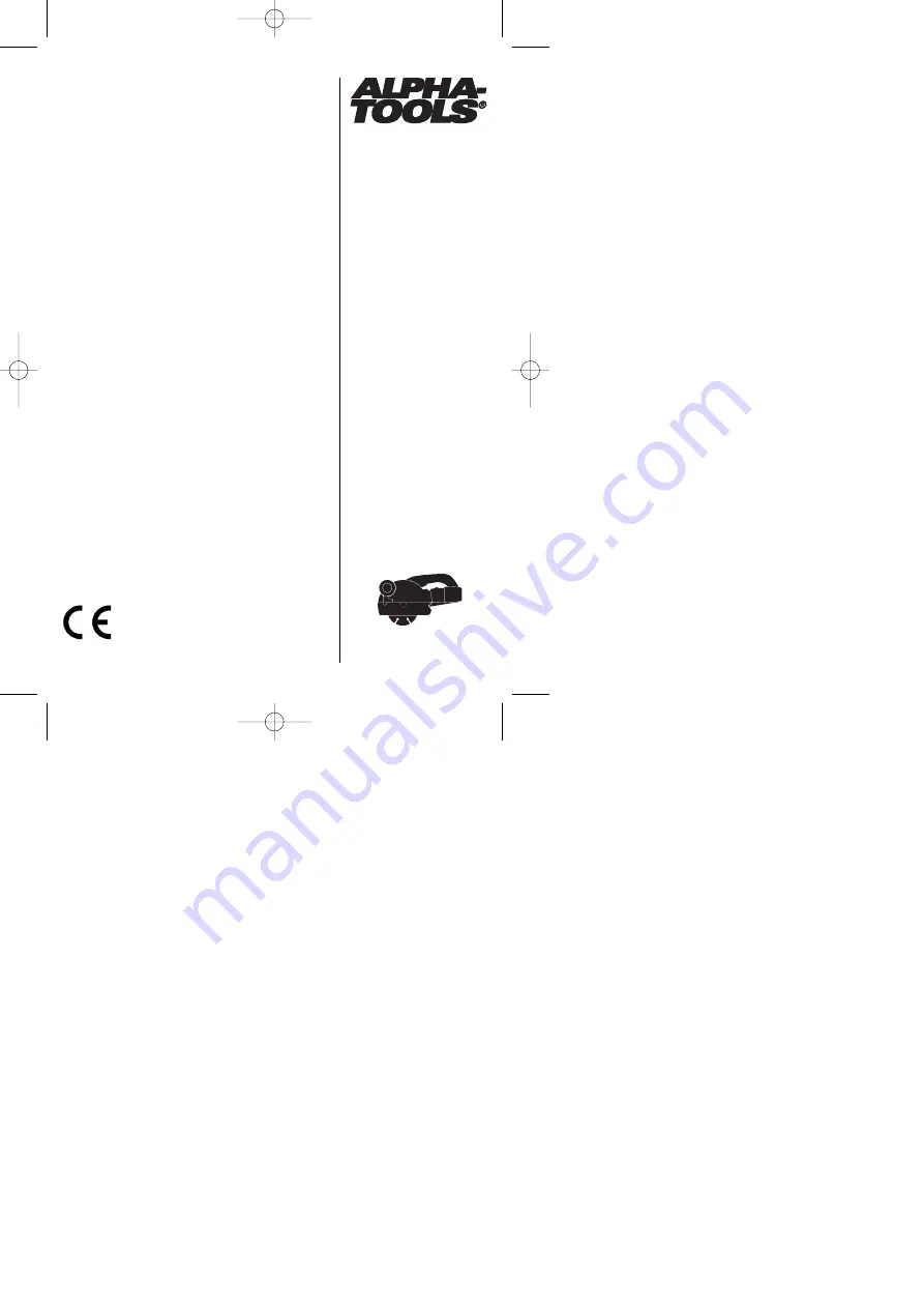 Alpha tools A-MF 1300 Original Operating Instructions Download Page 1