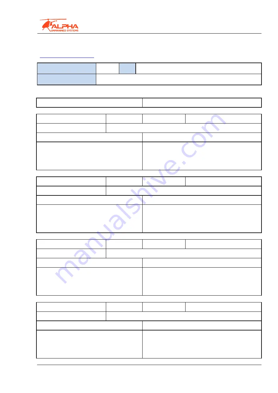 Alpha Unmanned Systems ALPHA 800 Aircraft Maintenance Manual Download Page 73