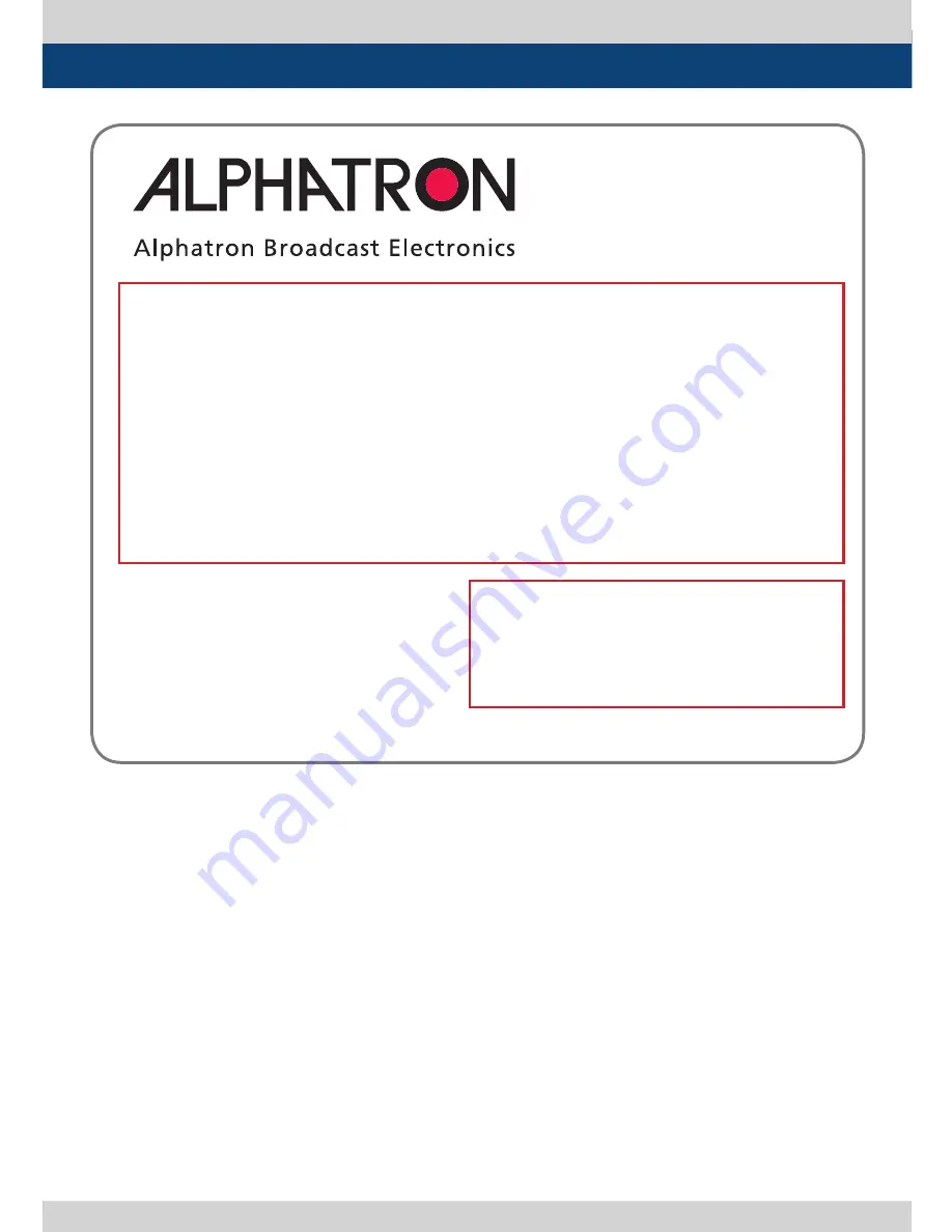 Alphatron EVF-035W-3G Operation Manual Download Page 28