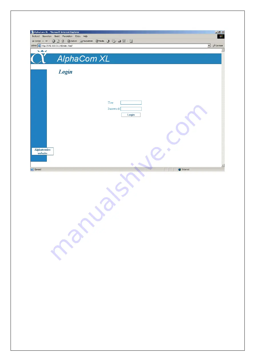 alphatronics AlphaCom XL Service Manual Download Page 25