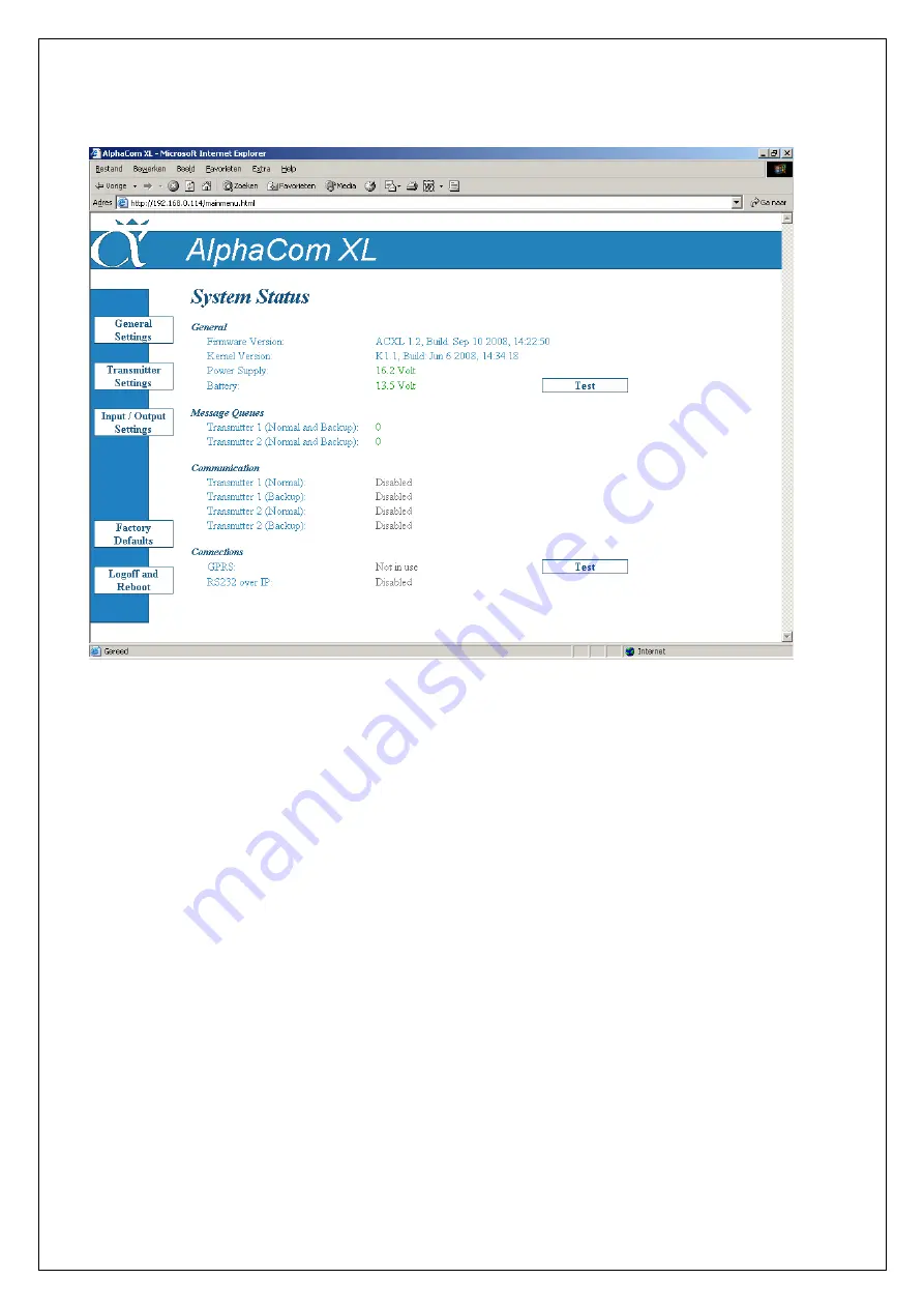 alphatronics AlphaCom XL Service Manual Download Page 26