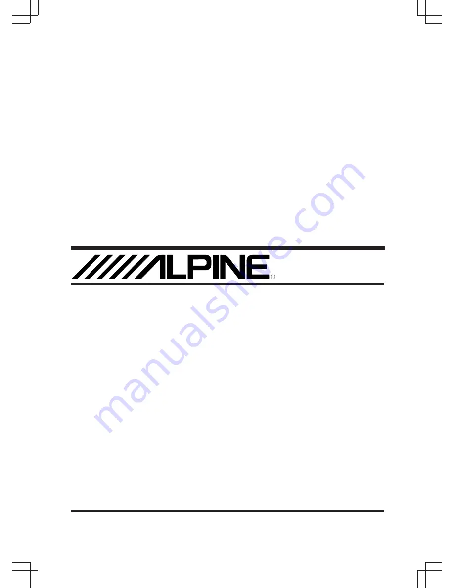 Alpine 3DE-7985E Owner'S Manual Download Page 44