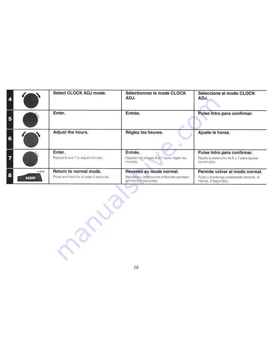 Alpine CDE-140 Quick Reference Manual Download Page 18