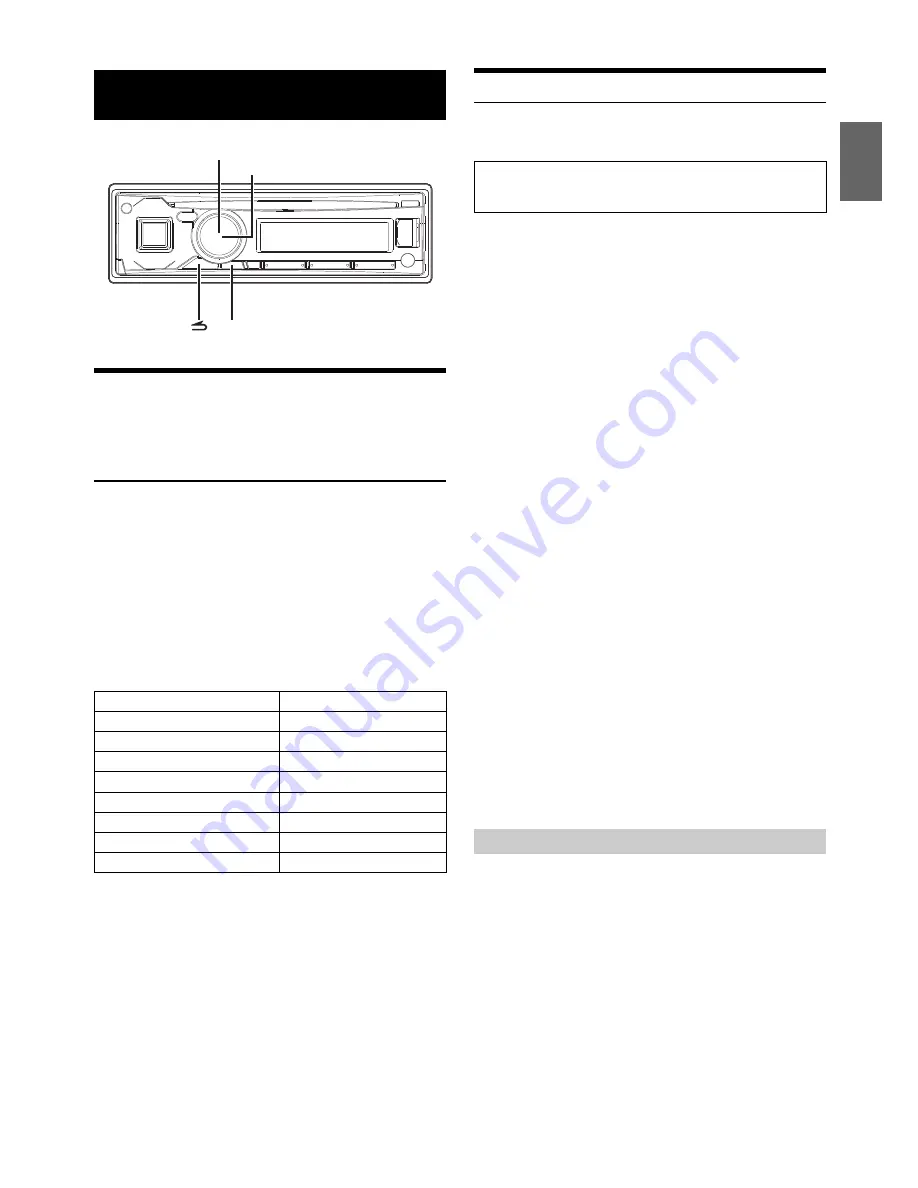 Alpine CDE-140 Quick Reference Manual Download Page 41