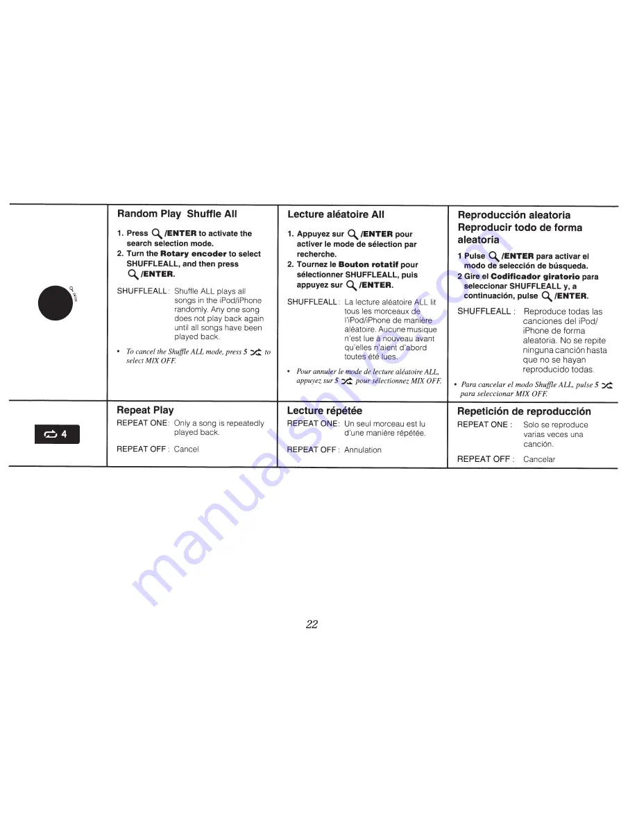 Alpine CDE-147BT Quick Reference Manual Download Page 24