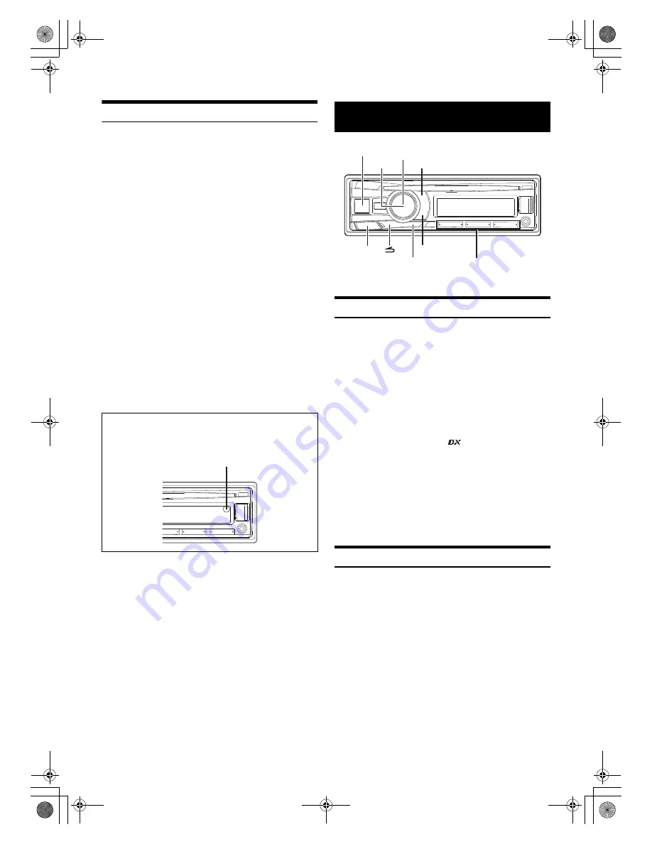 Alpine CDE-150E Owner'S Manual Download Page 8