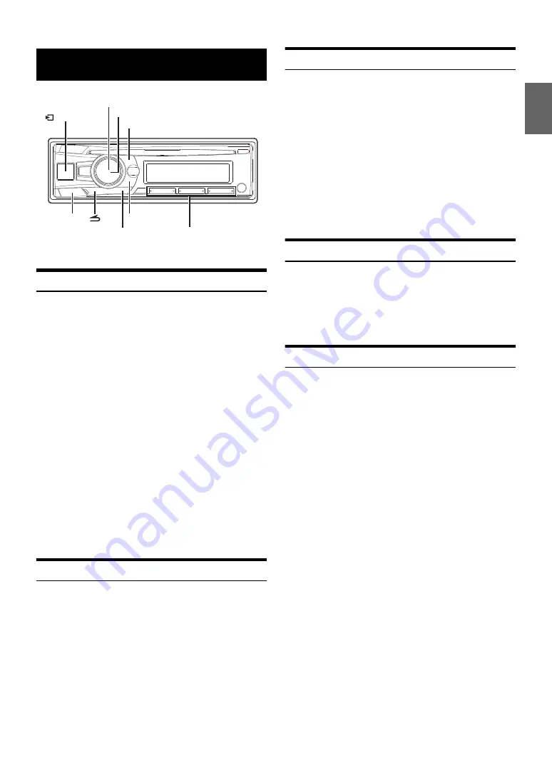 Alpine CDE-154BT Operating Instructions Manual Download Page 11