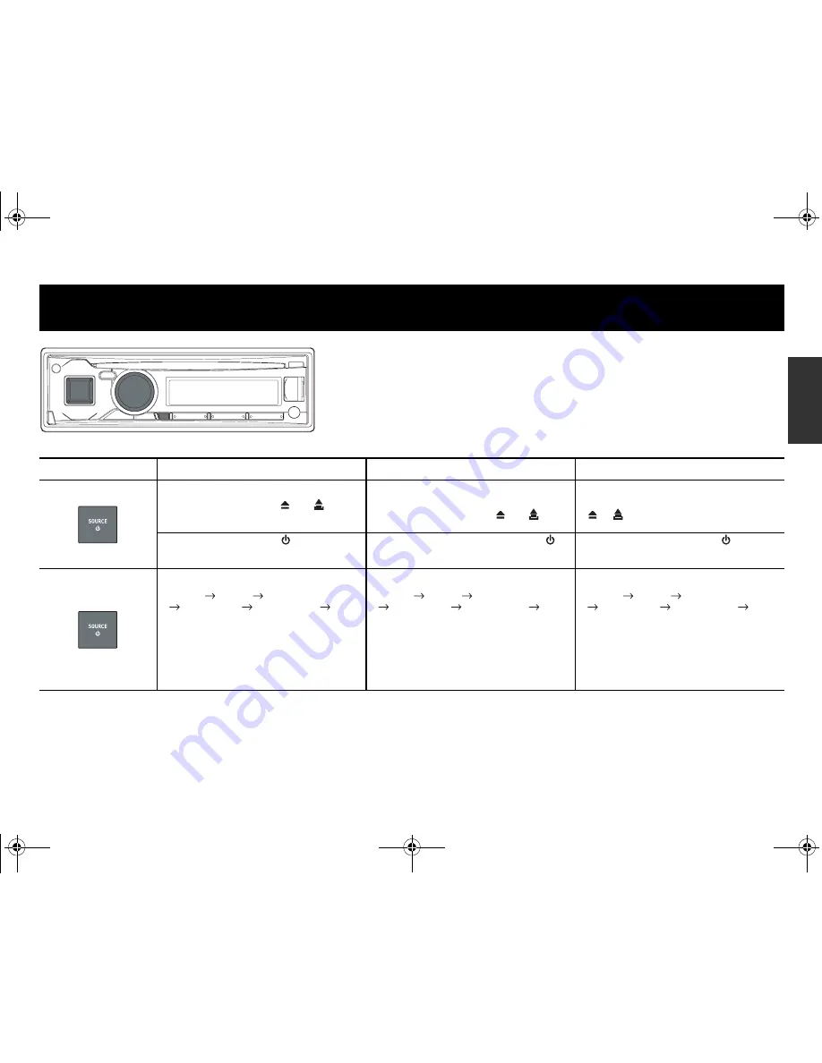 Alpine CDE-173BT Quick Reference Manual Download Page 7