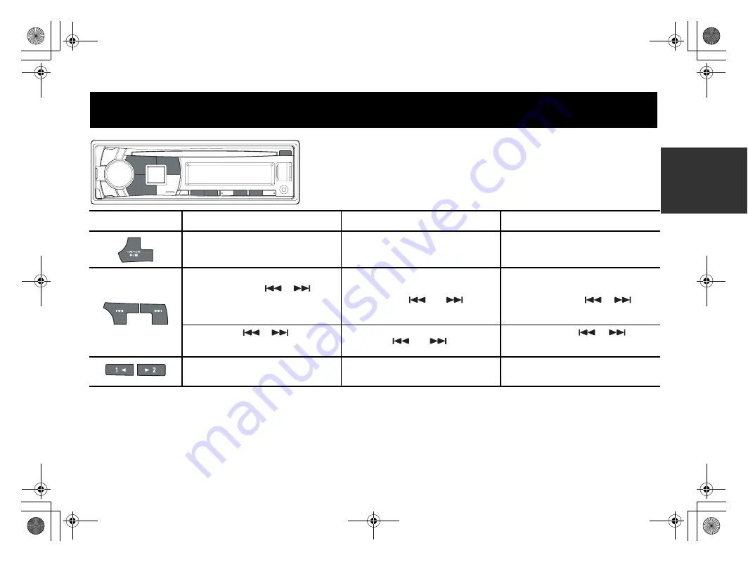 Alpine CDE-177BT Quick Reference Manual Download Page 9