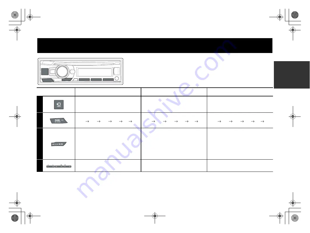 Alpine CDE-185BT Quick Reference Manual Download Page 15