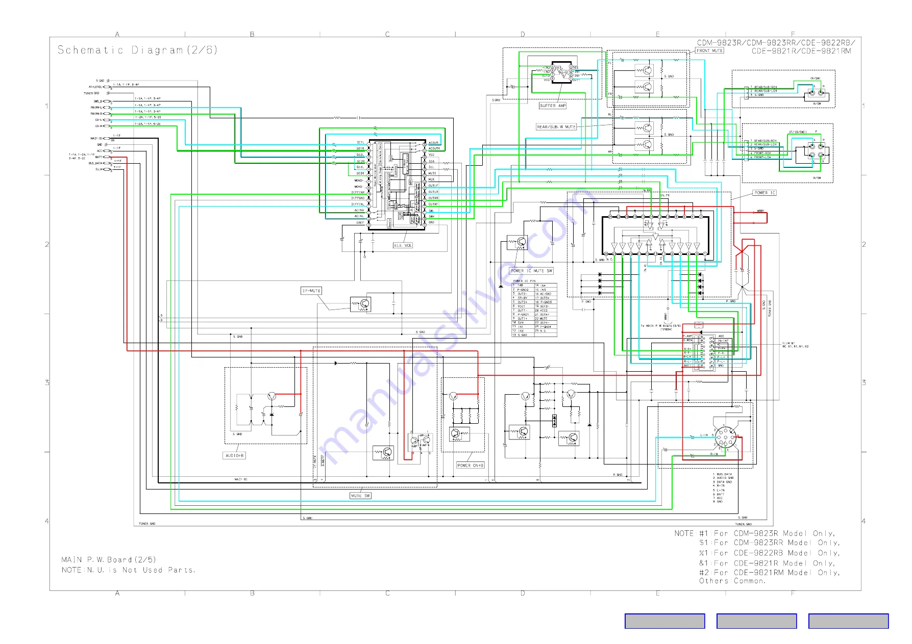 Alpine CDE-9821R Service Manual Download Page 10