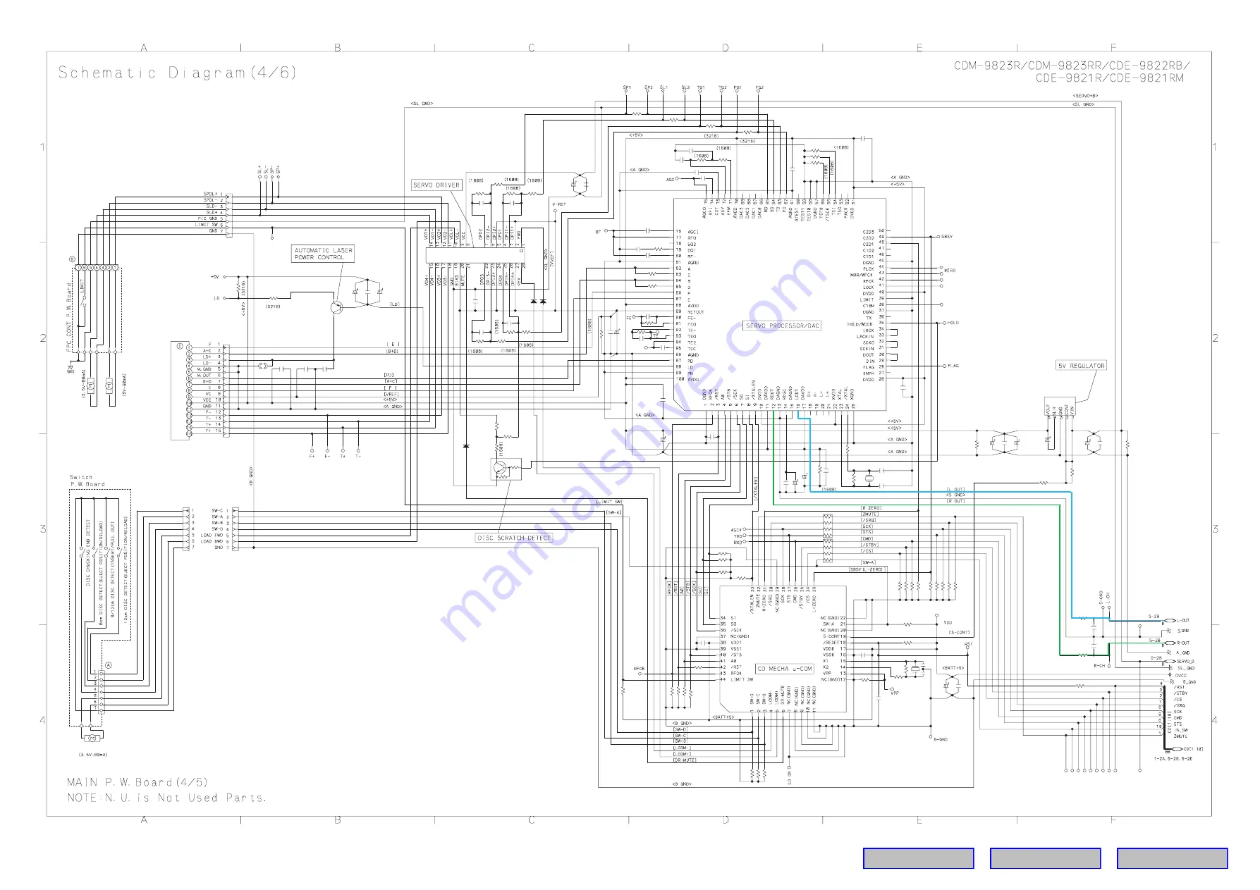 Alpine CDE-9821R Service Manual Download Page 12