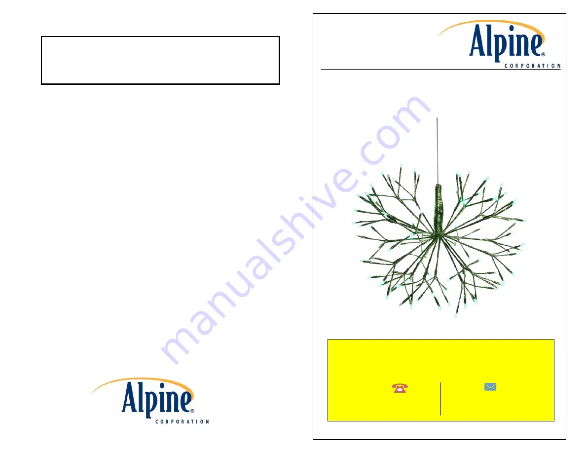 Alpine CRD100L-GN Скачать руководство пользователя страница 1